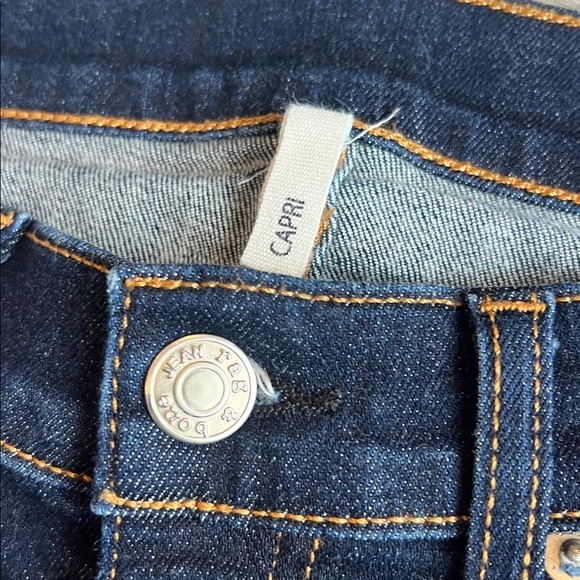 Rag & Bone Dark Blue Denim straight leg Capri low rise Jeans size 26 - Picture 4 of 8